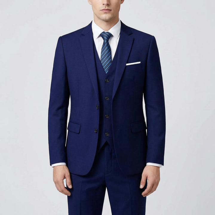 Daprano - Conjunto de traje formal de 3 piezas para hombre