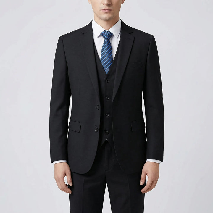 Daprano - Conjunto de traje formal de 3 piezas para hombre