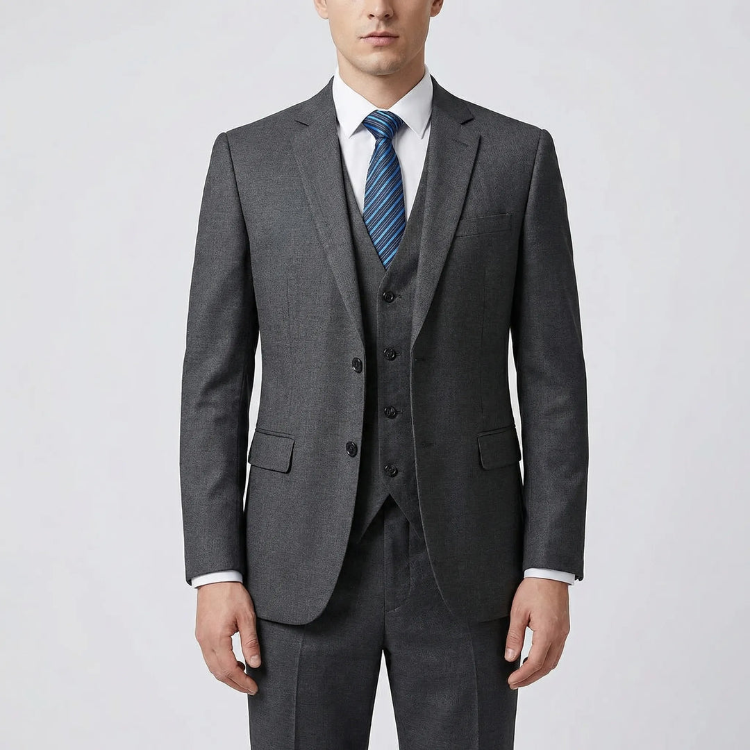 Daprano - Conjunto de traje formal de 3 piezas para hombre