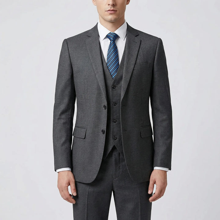 Daprano - Conjunto de traje formal de 3 piezas para hombre