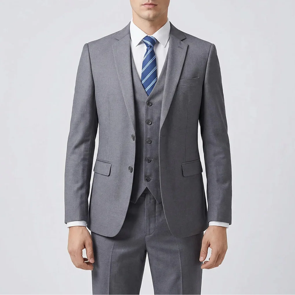 Daprano - Conjunto de traje formal de 3 piezas para hombre