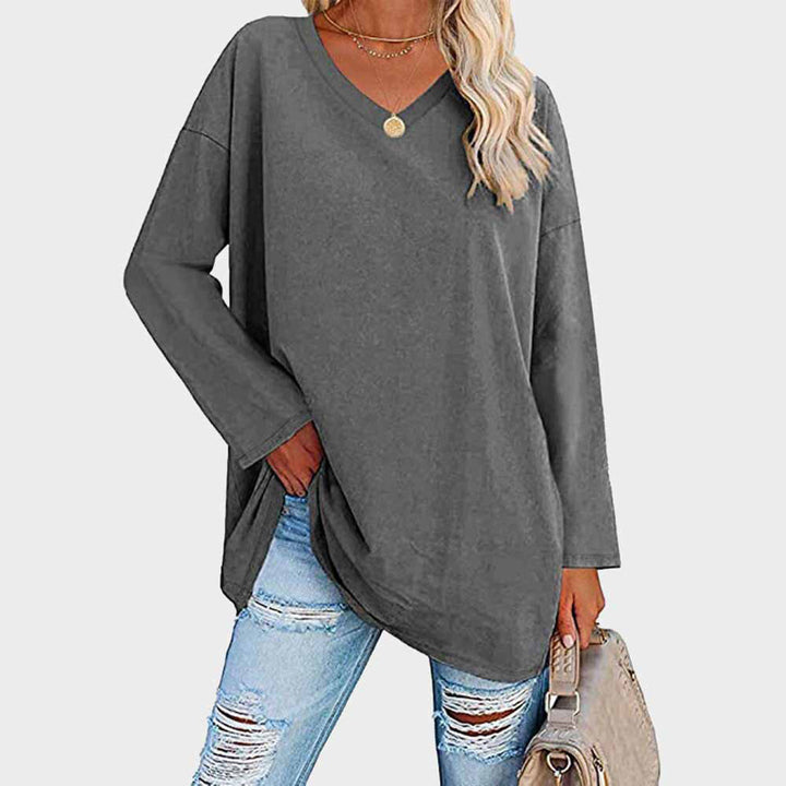 Blusa Elegante de Manga Larga para Mujeres