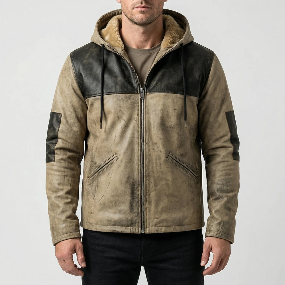 Draxton - Chaqueta con capucha y cremallera para hombre