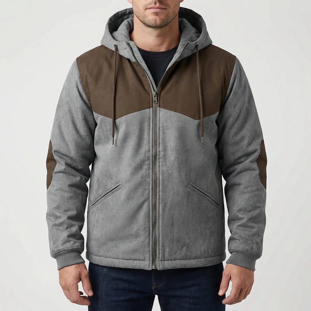 Draxton - Chaqueta con capucha y cremallera para hombre