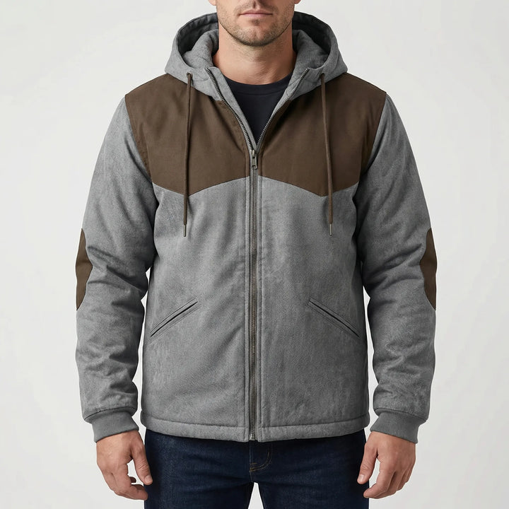 Draxton - Chaqueta con capucha y cremallera para hombre