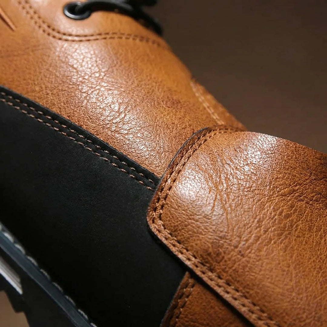 Dresslon - Zapato de vestir Oxford con cordones y corte bajo