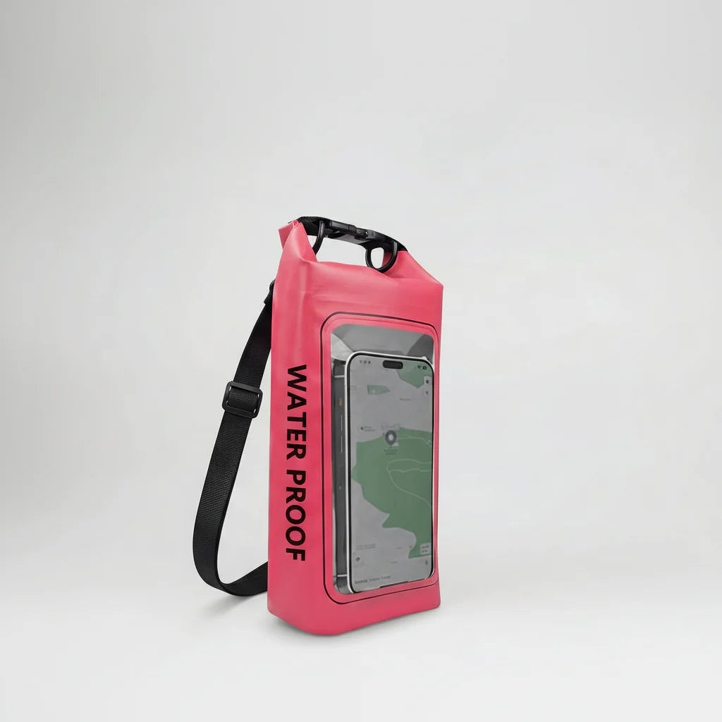 Dryventure - Bolsa impermeable enrollable con ventana para teléfono