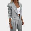 Elegante conjunto de dos piezas para mujer: estilo desenfadado y comodidad