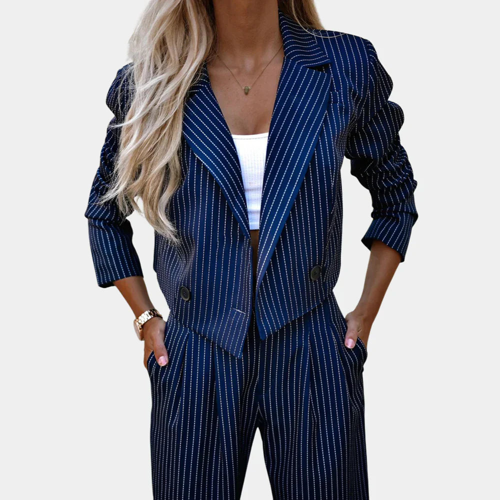 Elegante conjunto de dos piezas para mujer: estilo desenfadado y comodidad