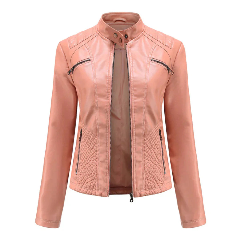 Abrigo Diseño Biker Clásico para Mujeres