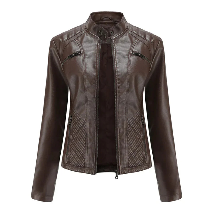 Abrigo Diseño Biker Clásico para Mujeres