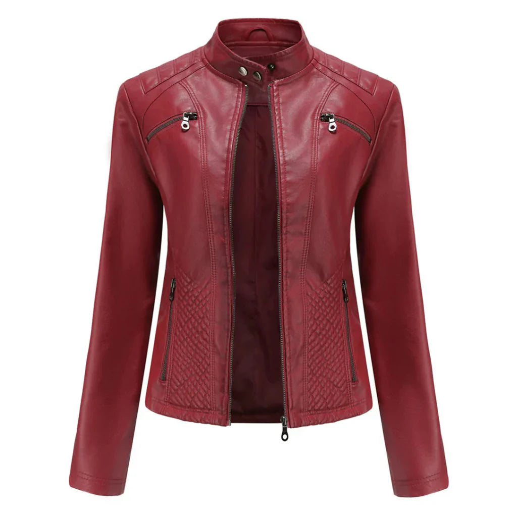 Abrigo Diseño Biker Clásico para Mujeres