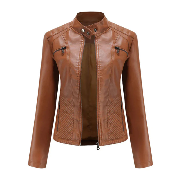Abrigo Diseño Biker Clásico para Mujeres
