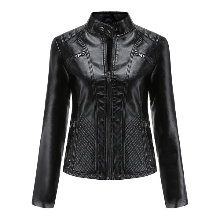 Abrigo Diseño Biker Clásico para Mujeres