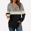 Sudadera de Manga Larga con Cuello Redondo para Mujeres