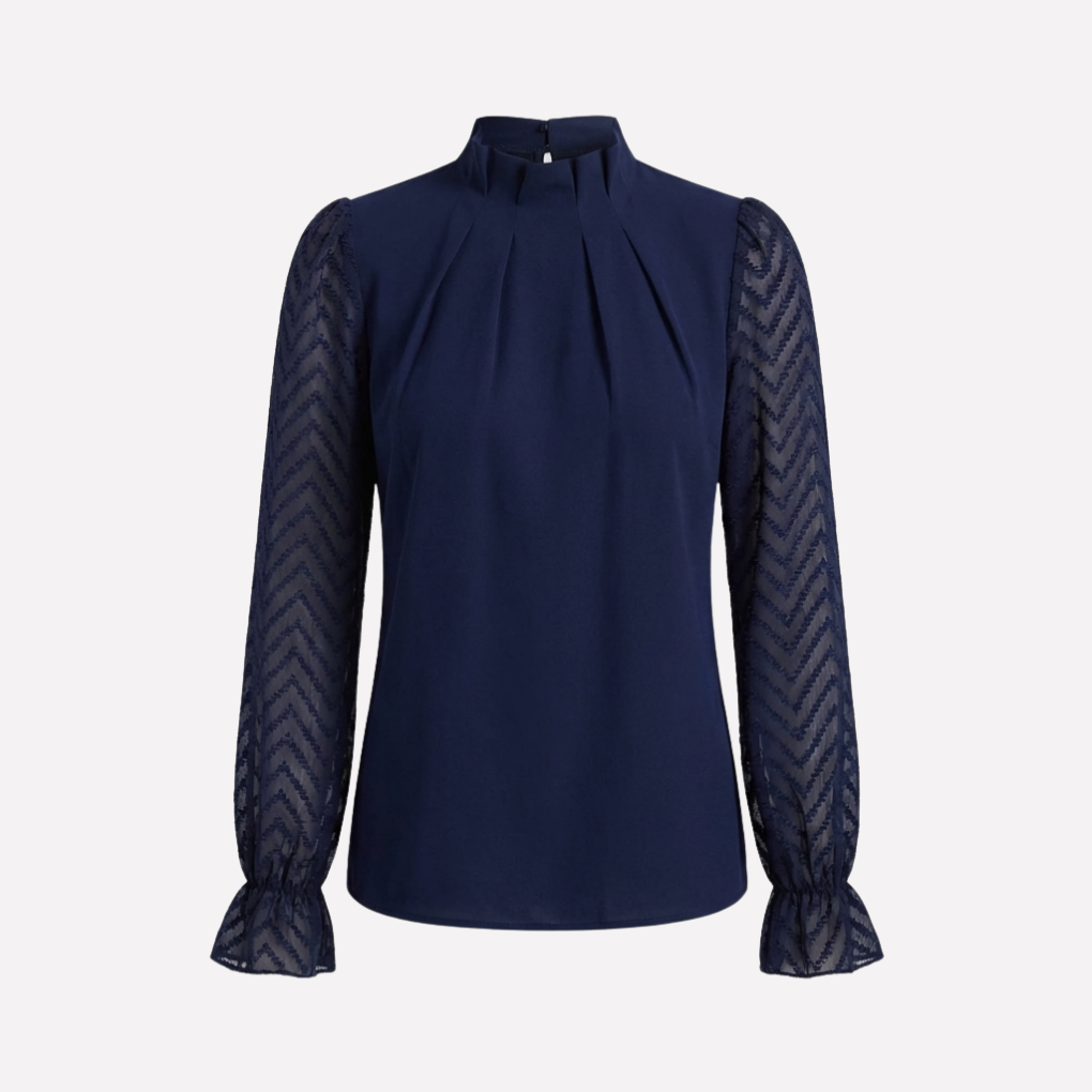 Blusa Elegante de Mangas Largas para Mujeres