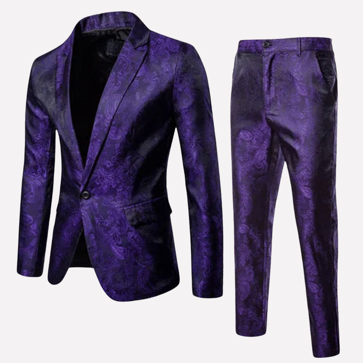Traje Clásico – Conjunto Lujoso de Dos Piezas para Hombres