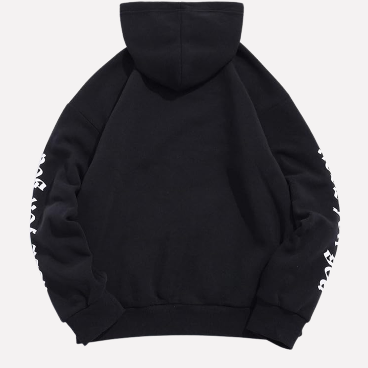 Sudadera con capucha de pullover con bolsillo canguro para hombres