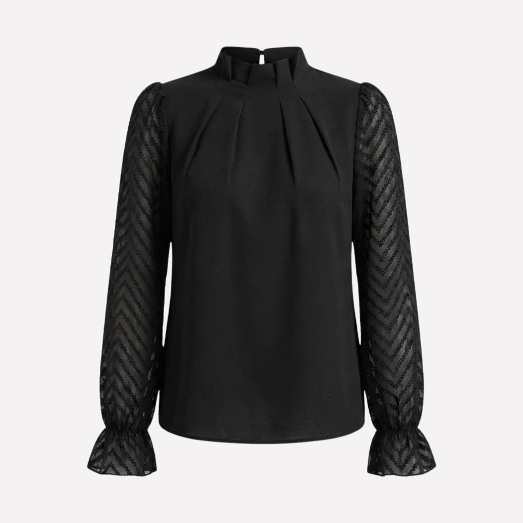 Blusa Elegante de Mangas Largas para Mujeres