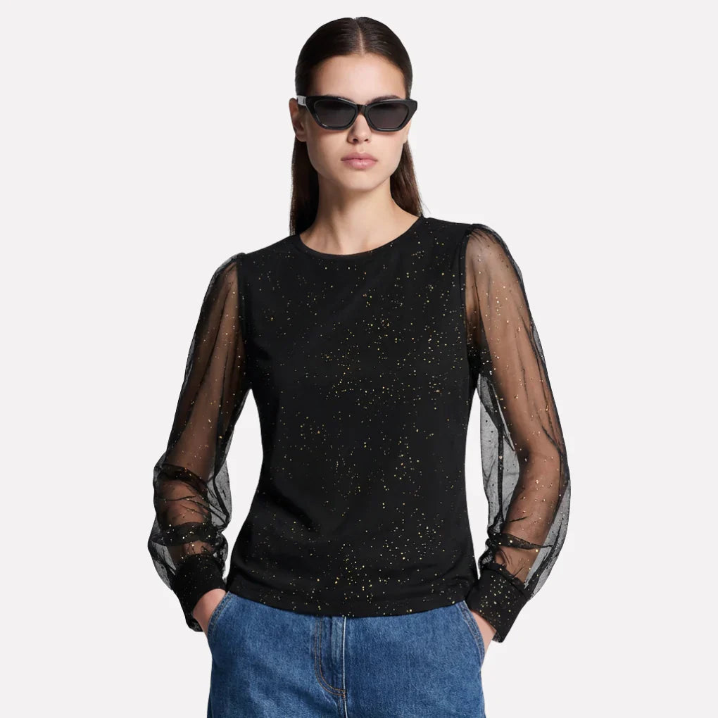 Blusa de Encaje Elegante