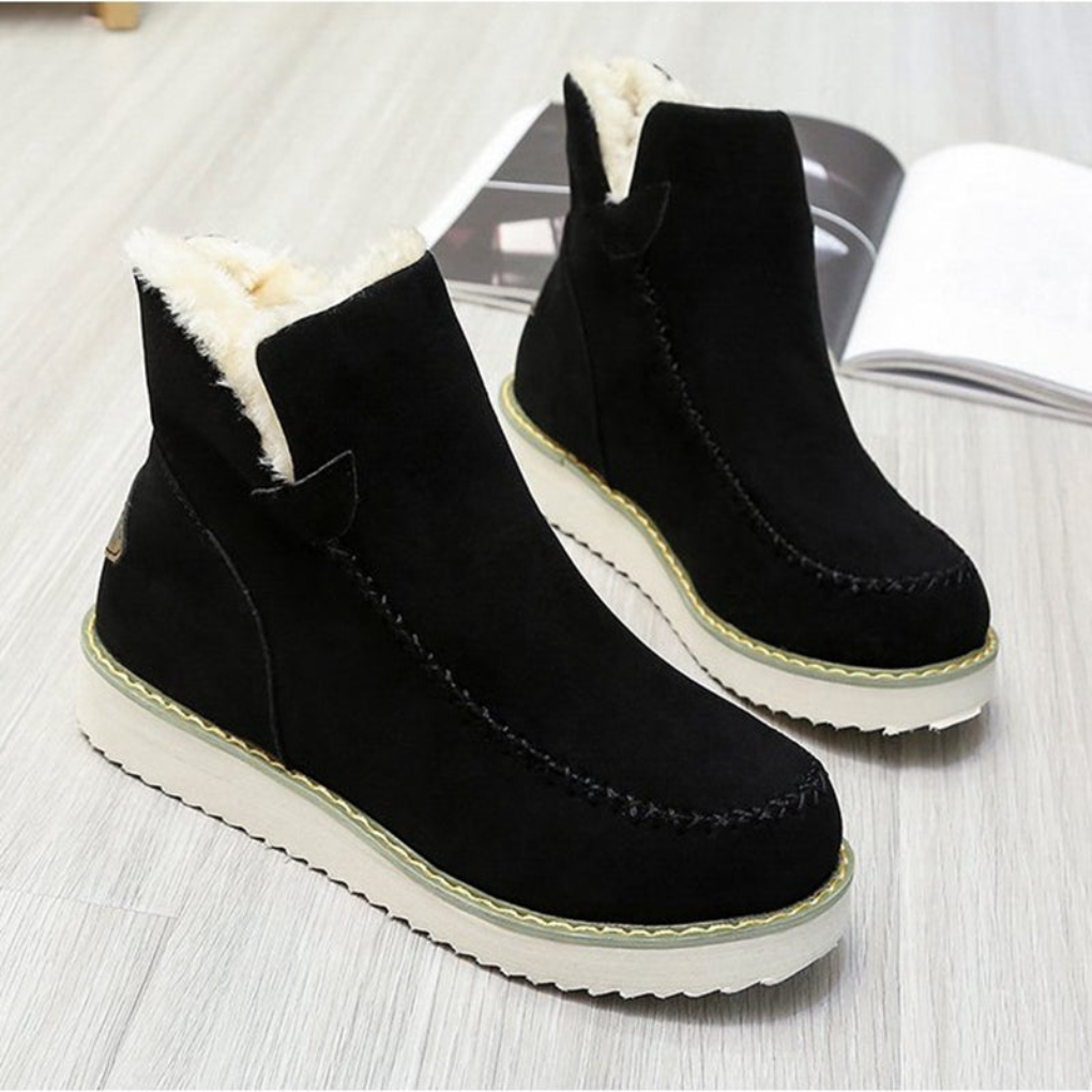 Zapatos de Invierno Forrados de Pelo