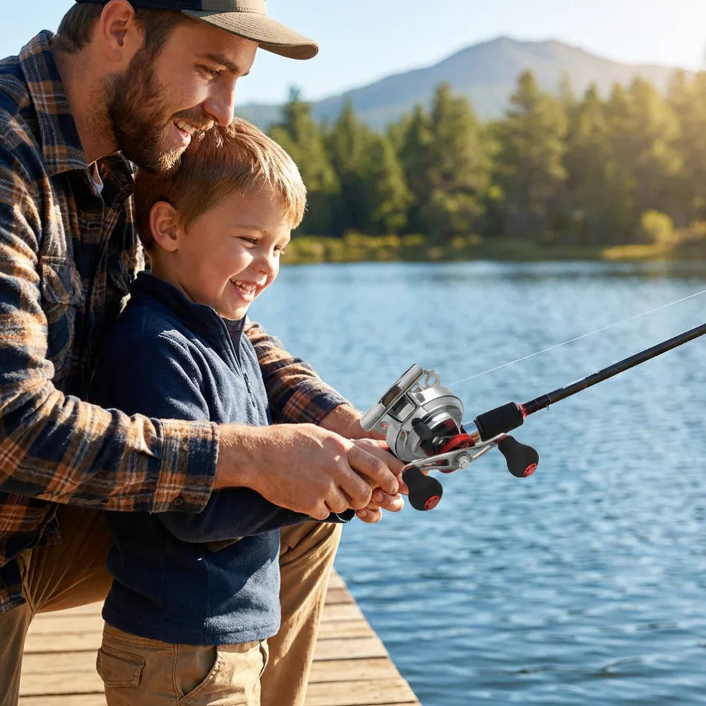 Carrete de Pesca con Mosca