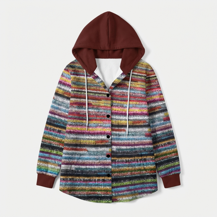Cardigan de Invierno con Capucha para Mujeres