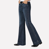 Jeans de pierna ancha de alta cintura para mujeres