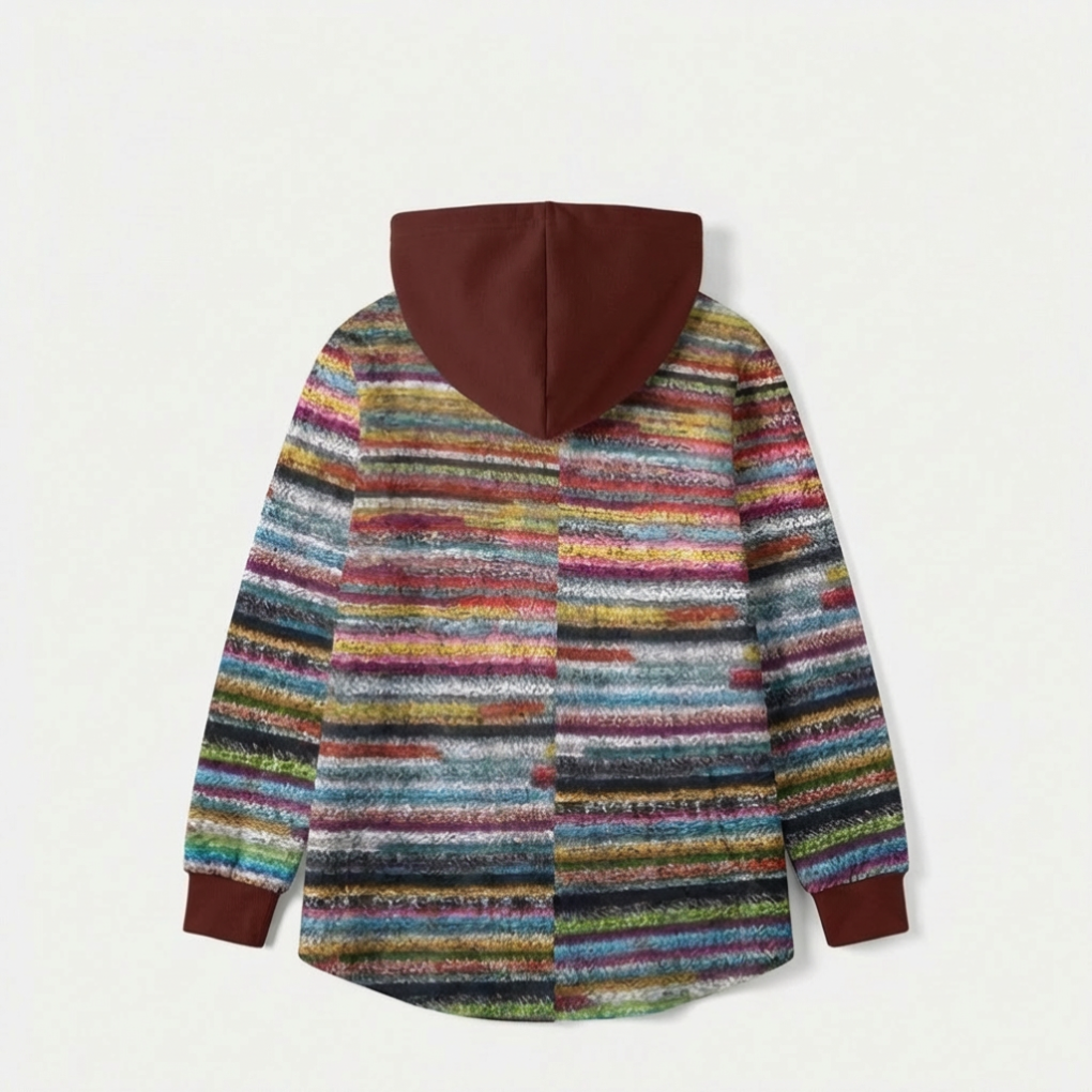 Cardigan de Invierno con Capucha para Mujeres