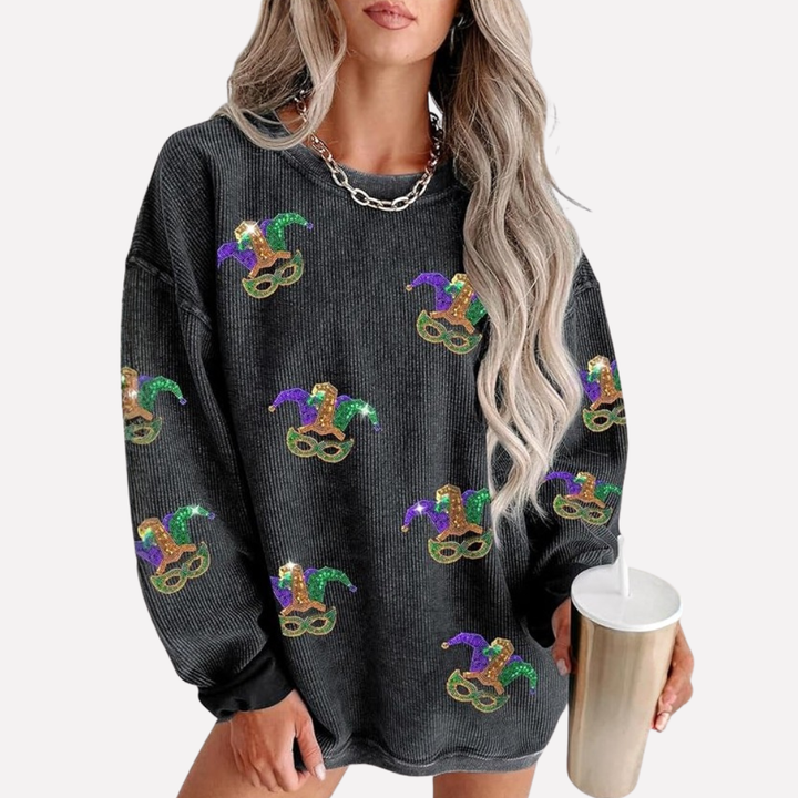 Sudadera Crewneck Oversized para Mujeres
