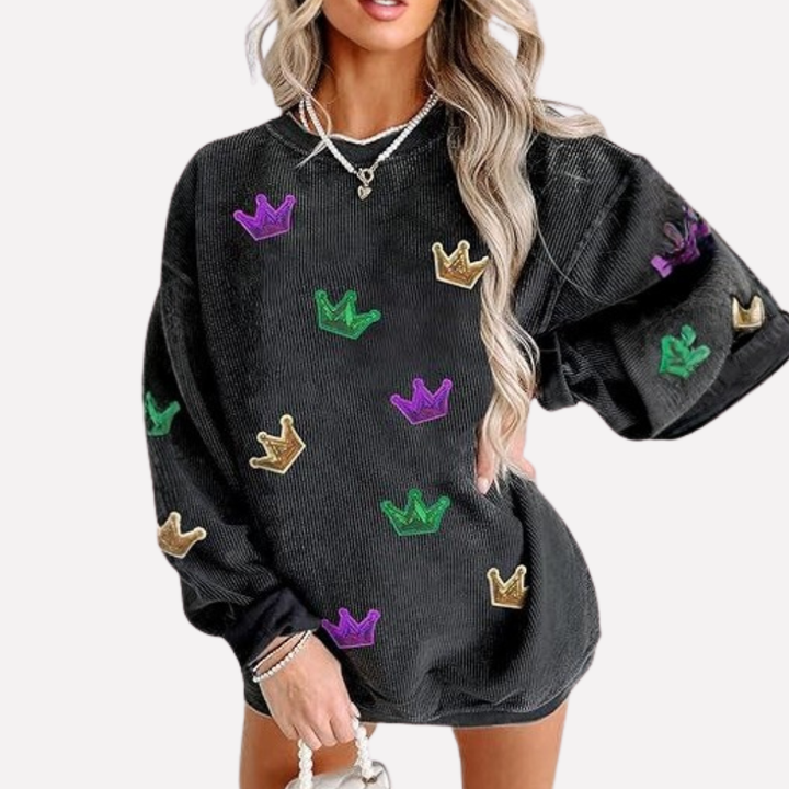 Sudadera Crewneck Oversized para Mujeres