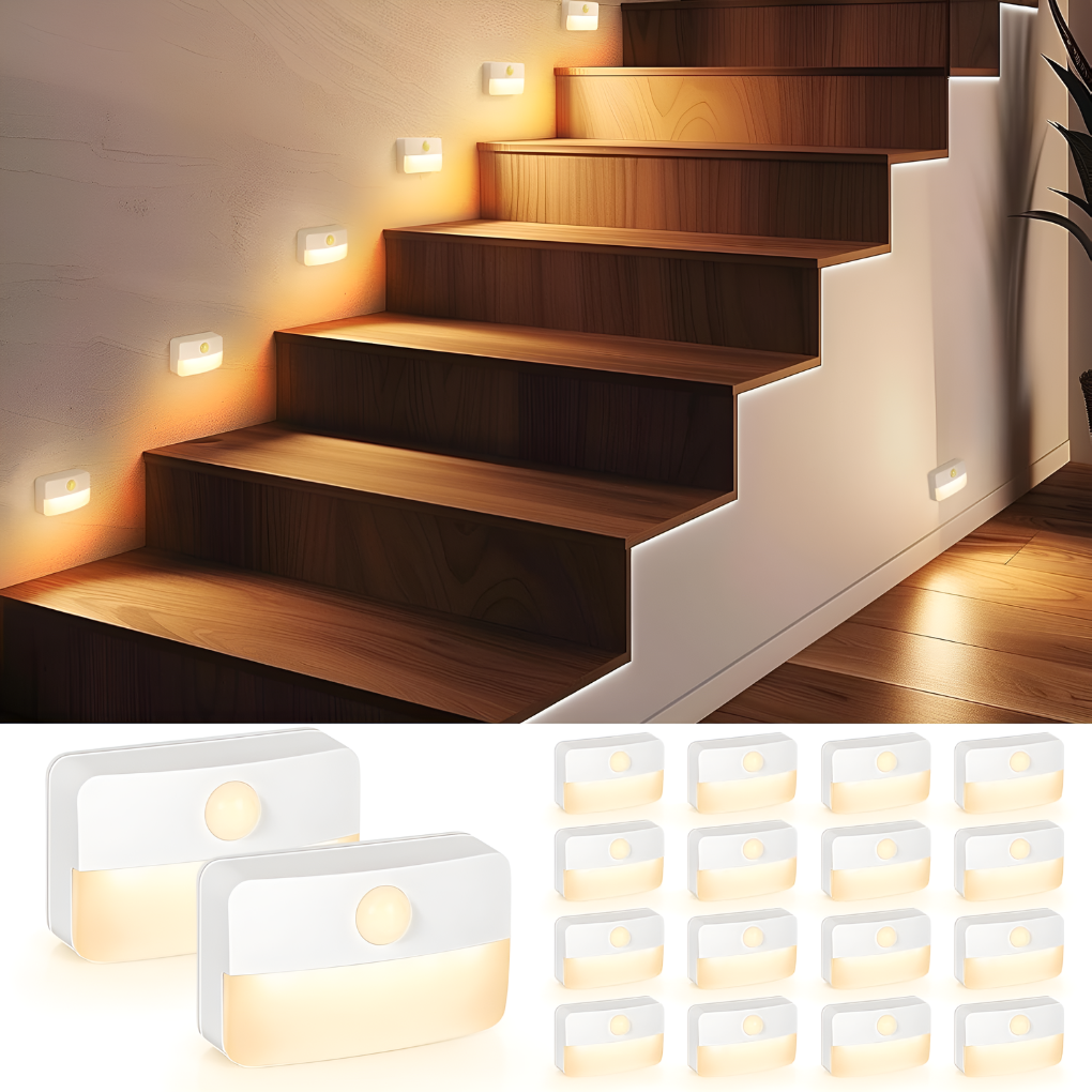 Luces de Escalera con Sensor de Movimiento