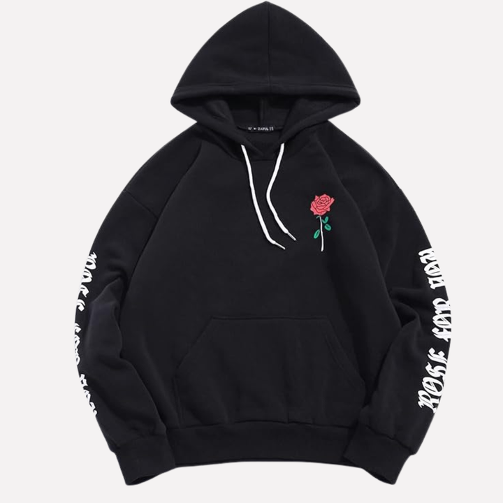 Sudadera con capucha de pullover con bolsillo canguro para hombres