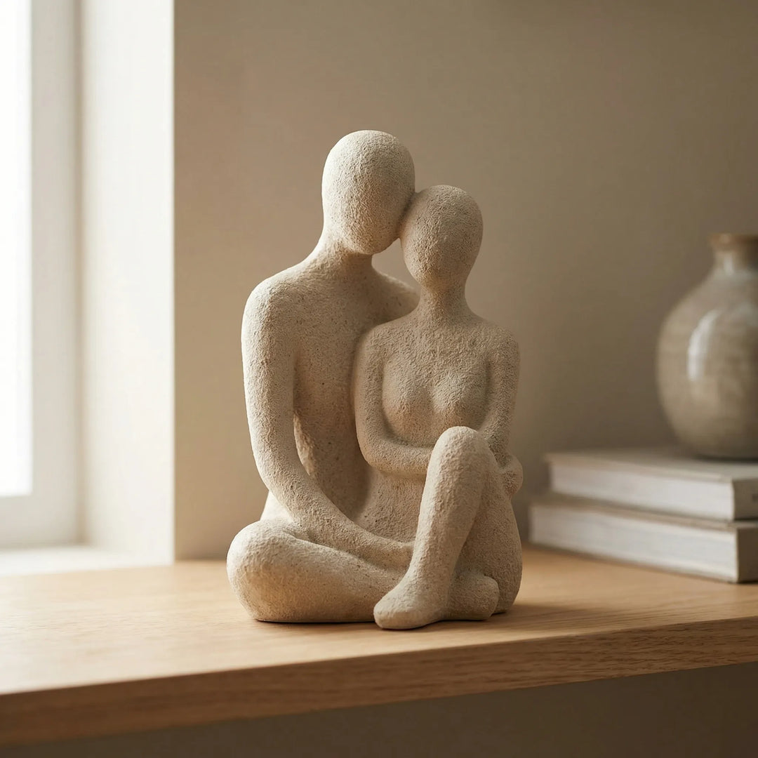 Entwinia - Figura abstracta de pareja abrazándose