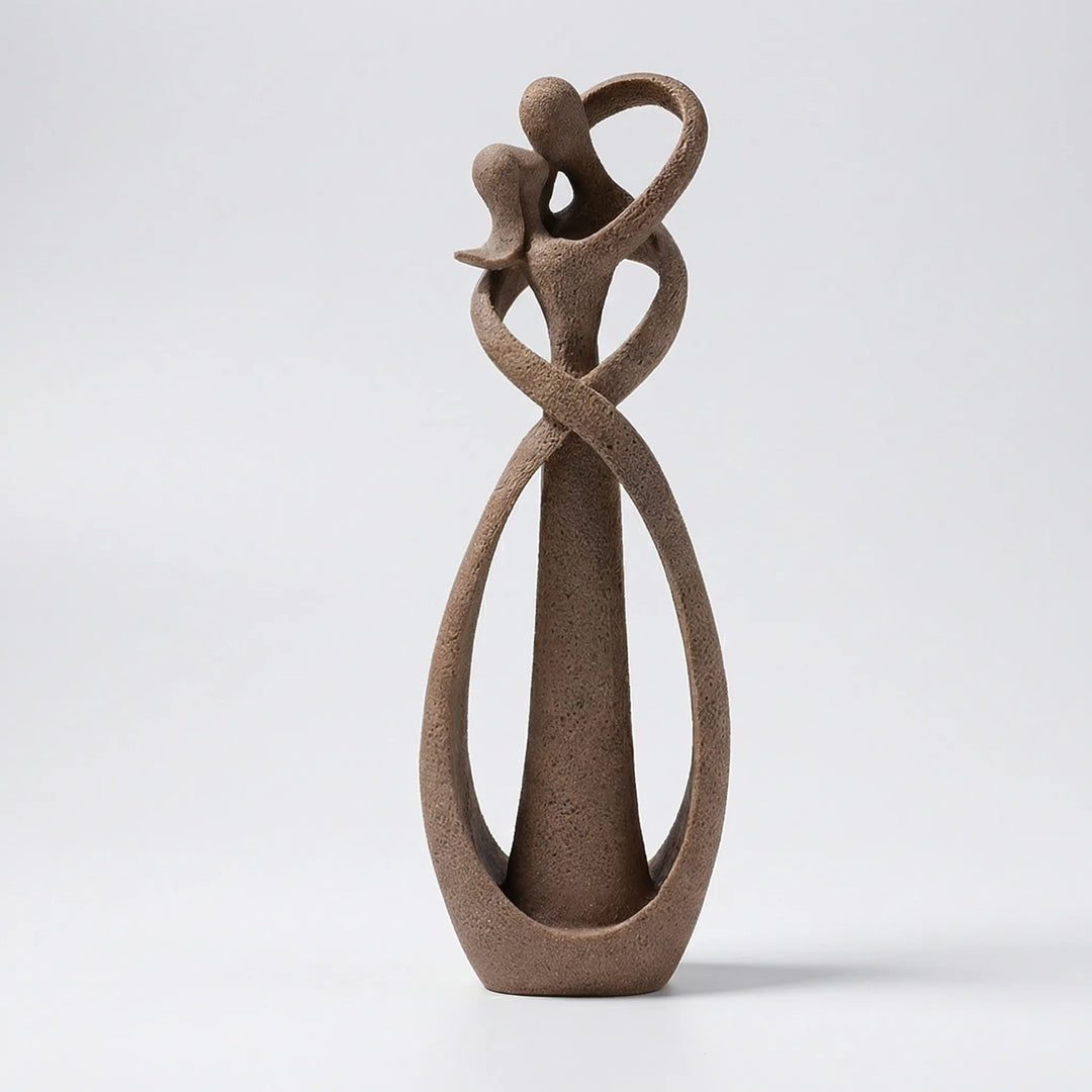 Entwinia - Figura abstracta de pareja abrazándose