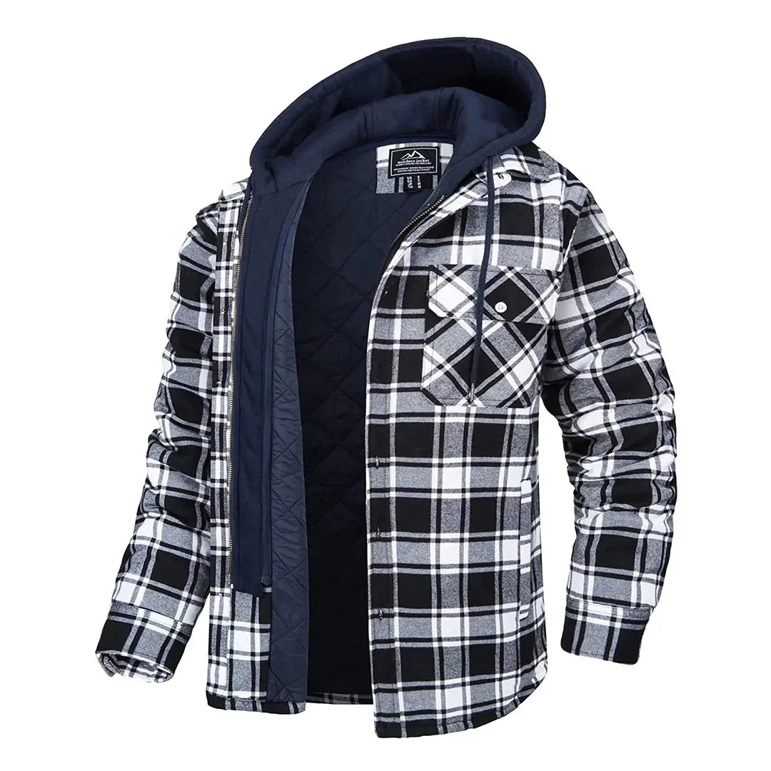 Enzo: chaqueta a cuadros para hombre con elegancia atemporal