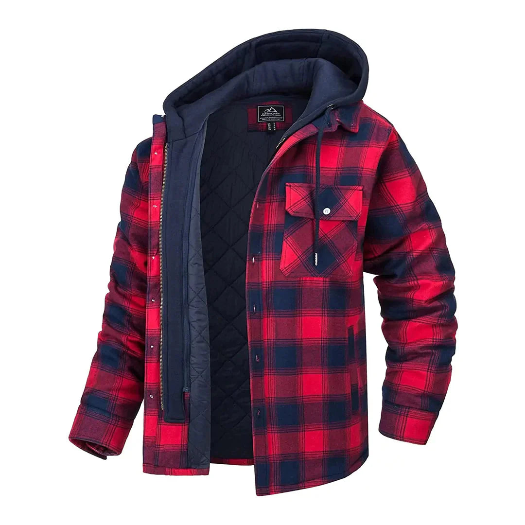 Enzo: chaqueta a cuadros para hombre con elegancia atemporal