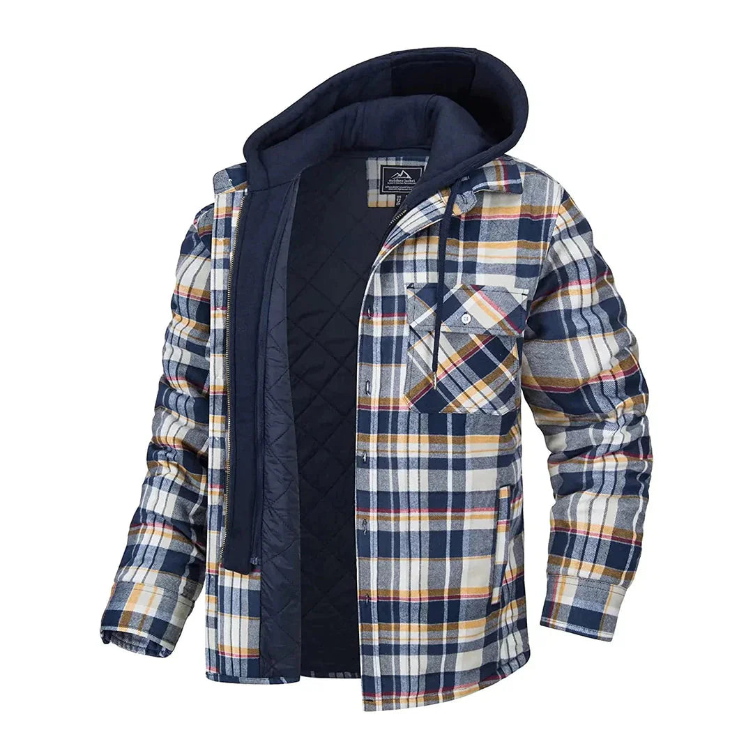 Enzo: chaqueta a cuadros para hombre con elegancia atemporal