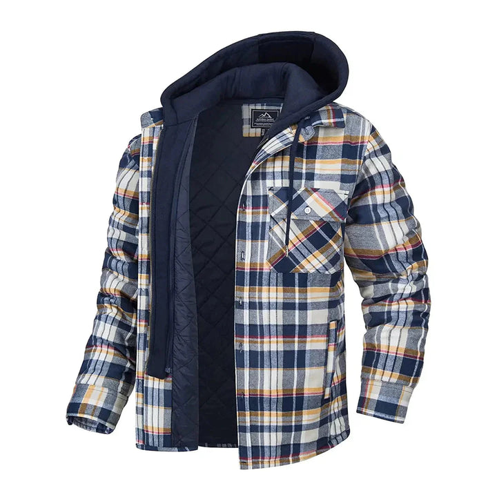Enzo: chaqueta a cuadros para hombre con elegancia atemporal