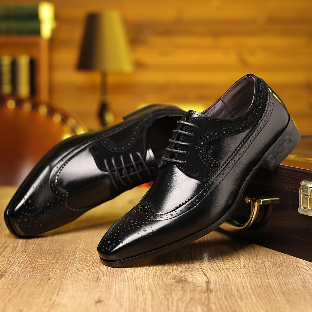 Zapatos de Vestir de Cuero Elegantes para Hombres