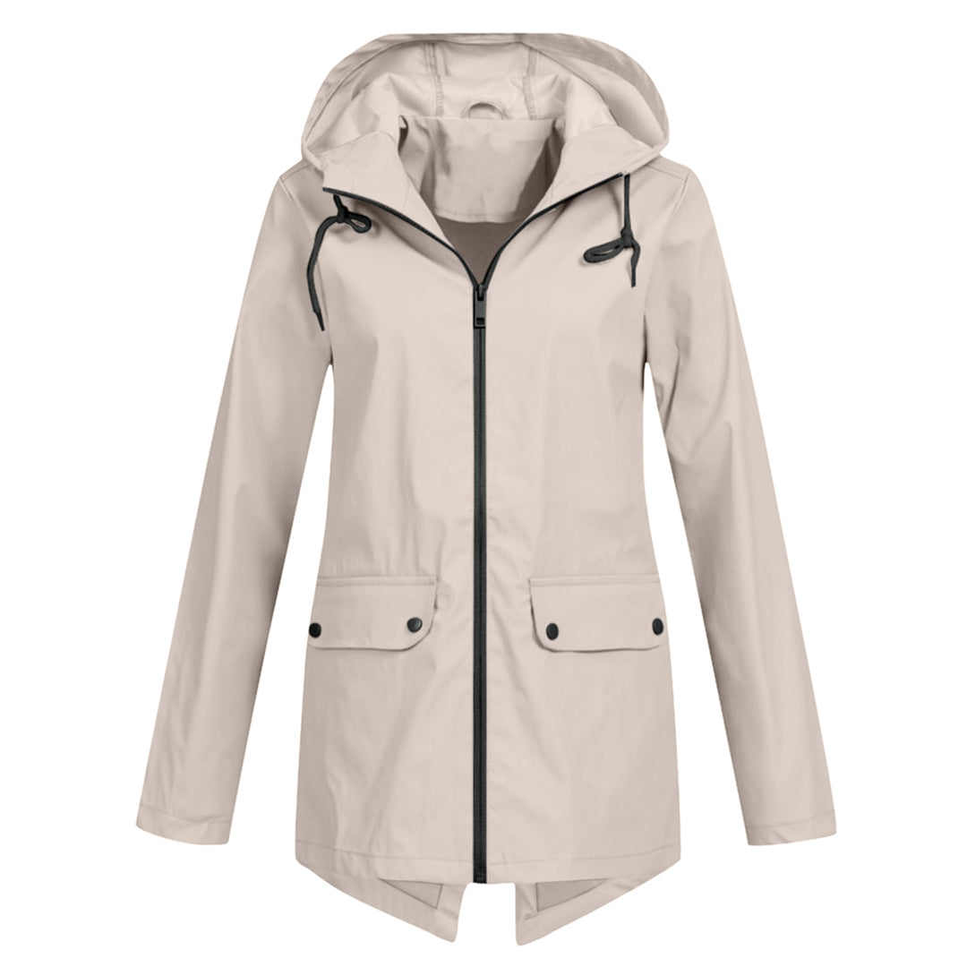 Dasha – Chaqueta impermeable con capucha para mujer