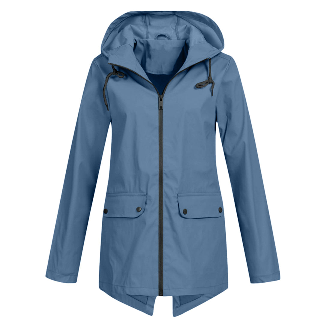 Dasha – Chaqueta impermeable con capucha para mujer