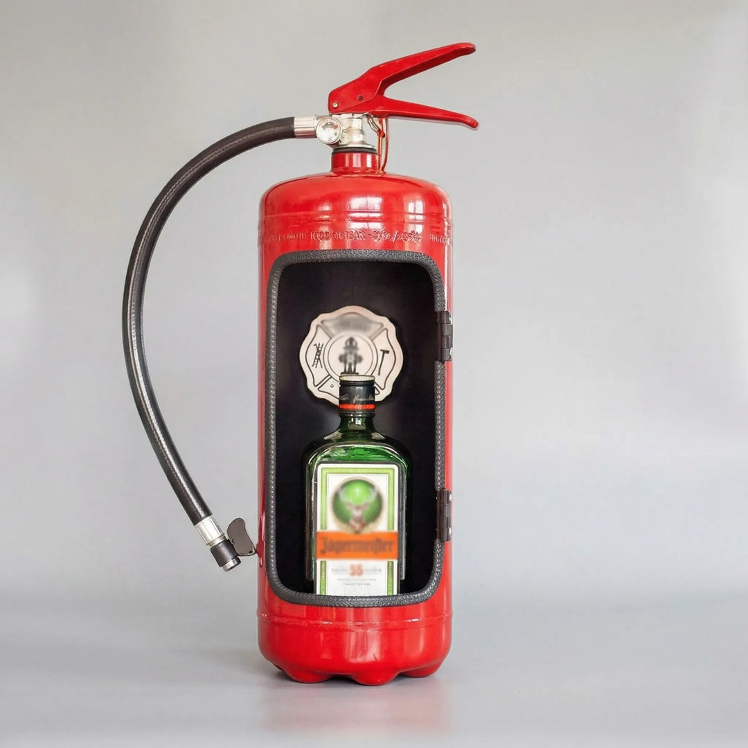 Flamebar - Minibar oculto - Réplica de extintor de incendios