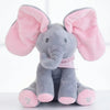 Juguete de Peluche Elefante Animado con Orejas Movibles