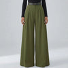 Pantalones de Mujer de Pierna Ancha de Cintura Alta y Largo Completo