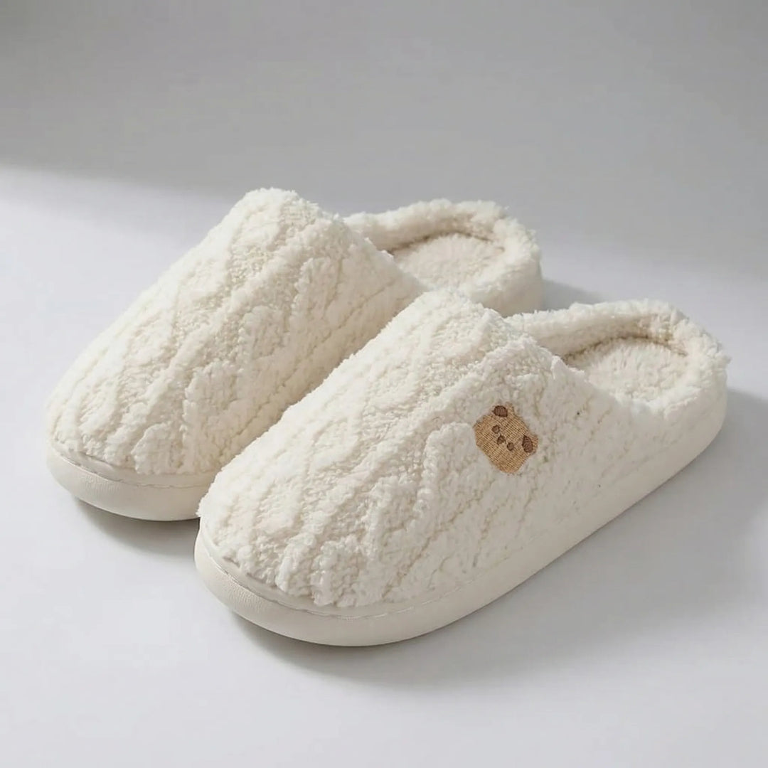 Fluffnest - Pantuflas de interior suaves y esponjosas