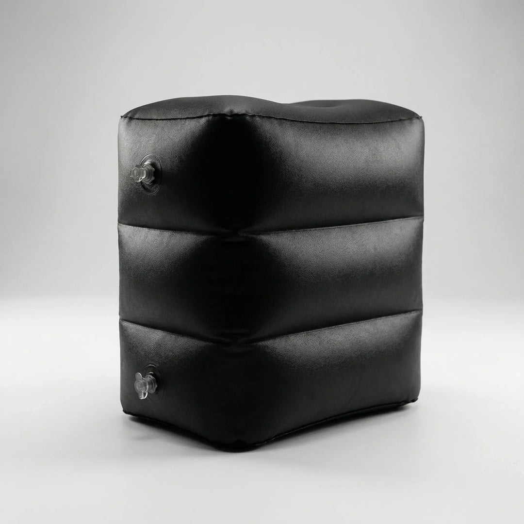 Flytrest - Reposapiés de viaje rectangular inflable