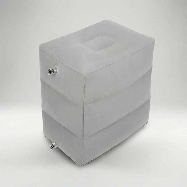 Flytrest - Reposapiés de viaje rectangular inflable