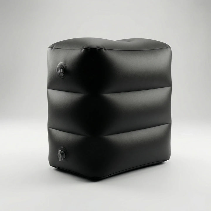 Flytrest - Reposapiés de viaje rectangular inflable