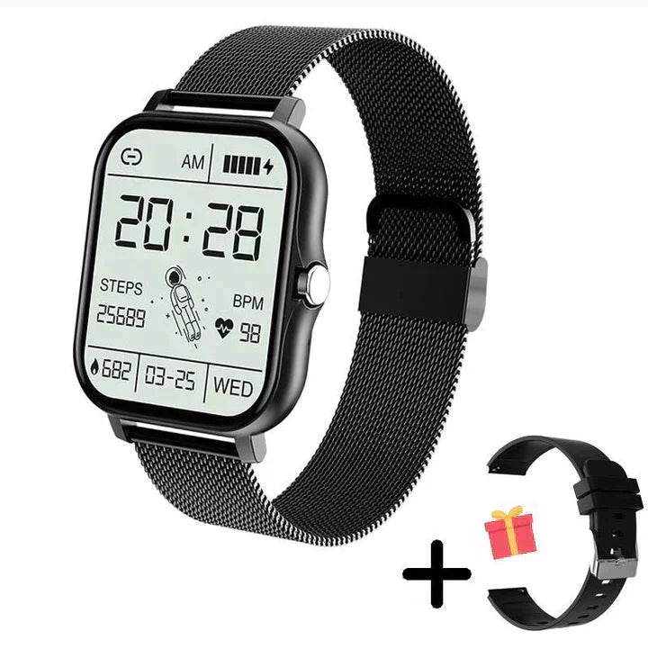 Reloj Inteligente Fitness, Llamadas Bluetooth y Monitoreo de Salud